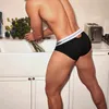 Sous-vêtements 2021 coton sexy gay hommes sous-vêtements bikini slips logo doux hommes shorts culottes