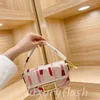 2022 New Canvas Shoulder Bag Designers Ladies Baguette Bags Luxurys High-quality Gradient Color Small Fashion Armpit Crossbody Pur204u