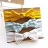 Arrival Trendy 3-pack Pretty Bowknot Decor Headband Set for Baby Girl Accessories 210528