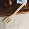 Bambou Cuillère Spatule 6 Styles Portable Ustensile En Bois Cuisine Cuisson Tourneurs Fente Mélange Titulaire Pelles DAF03