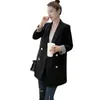 Spring Autumn Korean Loose A Piece Suit Jacket Women Casual Blazer Female Black Outerwear Trend Women's Clothing Abrigo Mujer Suits & Blazer