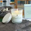 1pcs Romantic Aromatherapy Candle with Wood Lid Flameless Scented Candles for Wedding Party Wax Candles Last about 36 Hours