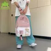 ファッションナイロンラップトップバックパック女性Kawaii Ragdoll RuckSackショルダーバッグニュースクールバッグのための新しいスクールバッグ新しい学生バッグY0804