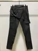 black waxed jeans mens