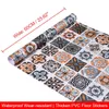 Selbstklebende Mosaik Verdicken Fliesen Bodenaufkleber Küche Badezimmer Vinyl Tapete Wasserdichte Peelstift PVC Panel 211217