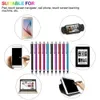 Penna capacitiva universale Penne stilo touch screen in metallo colorato per Samsung Cell Phone Tablet PC 10 colori