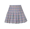 Jupe plissée femme Plaid A-ligne Mini jupe patineuse école de tennis jupes doublure Shorts Harajuku filles danse vêtements XS-3XL