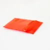 Alta qualidade 300pcs / lote 4x6cm ziplock zip zip bloqueio vermelho reclosable plástico poli s mini encantos de empacotamento de jóias