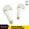 緊急照明E27 LEDスマート電球9W 7Wライト85-265V家庭用屋内ボンビラのための充電式バッテリー照明ランプコールドホワイト