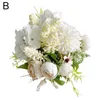 Dekorative Blumen Kränze Nordic Künstliche Seidenblume Rosenstrauß Hochzeit Familie Esszimmer Halten Tisch Party Dekoration Gefälschte Herbst I4y