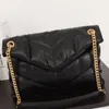 Designer Frauen Umhängetaschen Handtasche Geldbörse Echtes Leder Hochwertige Schaffell Tasche Kette Schultergurt Metall Ornamente Reißverschluss Innentasche