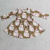도매 아기 소녀 파티 공주 드레스 크리스마스 캔디 지팡이 드레스 긴 소매 크로스 스트랩 겨울 드레스 G1215