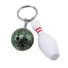 Keychains Bowling Metal Keychain Car Key Chain Ring Sports Keyring Pendant For Man Women Gift Miri22