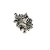 100st Antik Silver Alloy Julklocka Charms Pendants för smycken gör armband Halsband DIY Tillbehör 17x25mm A-647