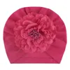 Cappello per neonato Copricapo Fiore di peonia per bambini Berretti per neonati Accessori per capelli Cappello protettivo per bambini Bambini