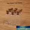 Promotion 50pcs/Lot 3ml Glass Small Clear Cork Bottle Mini Vial For Wedding Holiday Decoration Wooden Lid Empty Pot Sample Jar