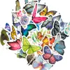 50pcs Colorful Beautiful Butterfly Stickers Skate Accessories For Skateboard Laptop Luggage Bicycle Motorcycle Phone Car Decals Party Decor