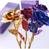 24 K Altın Folyo Kağıt Kaplama Gül Altın Yaprak Düğün Malzemeleri Sevgililer Günü Doğum Günü Noel Hediyeleri Dekoratif Çiçekler 1 Set