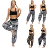 Femmes impression numérique pantalon Leggings sans couture pantalon dames bohème cravate colorant Fitness sport taille haute pour femme 210515