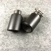 범용 akrapovic 배기 머플러 팁 자동 자동차 커버 스타일 (1pcs) 용 실제 무광택 탄소 섬유