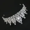 Cristalli di moda Ragazze da sposa Diademi Copricapo per matrimonio Compleanno Occasioni formali Oro Argento Corona Strass Perline Accessori per capelli per bambini Fascia AL2198