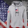 Herren Hoodies Sweatshirts USA Vereinigte Staaten von Amerika Männer Sweatshirt Sweat Hip Hop Streetwear Amerikanischer Trainingsanzug Nation Flag US