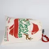 Noel Çantası Büyük Santa Çuvalları Drawstring Canvas Claus Çanta Festivali Çocuklar İçin Hediye Sepeti Noel Dekorasyonu DHL GC0921