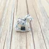 925 Sterling Silver Gothic Jewelry Making Supplies Pandora Rocking Horse DIY Charms Slap Animal Twists Bracelet for Women Chain Pony Beads 798437C00 Annajewel