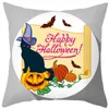 24 couleurs taies d'oreiller décoratives pour Noël Halloween oreillers 45 * 45 CM cadeau pour la maison canapé penché tatouage polaire beaux textiles sans intérieur