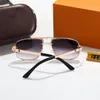 Klassiska runda solglasögon varumärkesdesigner UV400 Glasögon för män och kvinnors spegel lyx