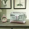 35*40CM Ballet girl Folding Laundry Toys Basket Storage Barrel laundry bas ket Bucket Organizer Desktop Organization 210609