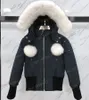 남자 여자 디자이너 다운 리얼 탑 폭스 모피 자켓 코트 겨울 야외 방수 두꺼운 따뜻한 스트라켓 정장 고품질 캐주얼 S2947