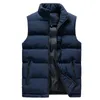 brand Men Jacket Vest Autumn Winter Warm Sleeveless Slim Fit Casual Coats s 211102