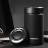 Thermosflasche Edelstahl Tee-Partition Thermo-Tasse Glas-Sieb-Becher-Vakuumflasche s 400ml + 200ml 211109