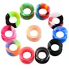 Tunnels Body Jewelry Jewelry11Pair Sile Flexible Thin Double Flared Flesh Tunnel Plugs Gauge Expander Stretcher Earlets Earrings9430308