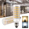 Żarówki LED żarówka G9 E11 E12 E14 E17 BA15D 9W DC 110V 220V 2835 Unikalna ściemniacza ceramiczna wymiana halogenu dla żyrandola