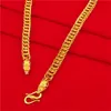 Cabeça do dragão pulseira de pulso homens jóias jóias 18k ouro amarelo cheia hip hop moda presente