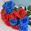 Dekorativa Blommor Kransar 2021 Vacker Silk Rose Artificial Flower Party Home Decor Christmas Bröllop Thanksgiving Decorations Backdrop