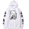 2020 Harajuku My Hero Academia Hoodies Hommes Femmes Sweat à manches longues Bakugou Katsuki Anime Manga Noir Hoodies Tops Vêtements Y211122