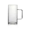 700ml Coffee Mug Handmade Heat Resistance Clear Glass Coffee Mug Tea Milk Juice Cup Water Beer Drinking Mug Office Drinkware 210804