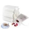 100 pièces Non-tissé jetable filtre café outils vide cordon joint filtres sachets de thé herbe sachet de thé en vrac 8*10 cm