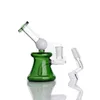 Bongs de vidro rosa de 5,9 polegadas Cachimbos de água Narguilé Shisha Beaker Base Dab Rig inebriante Plataformas de petróleo Cachimbo de fumaça Percolater com banger de 14 mm