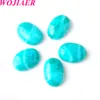 WOJIAER, piedras preciosas sueltas naturales a la moda, cuentas de cabujón de cabina ovalada de rubí de cristal para joyería, accesorios de pulsera, 13x18mm BU803