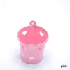 Coeur évider étain seaux coeur Mini boîtes faveurs fête de mariage bonbons étain seau faveurs décorations enfant FWB8863