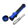 2022 new Smoke 14mm Silicone pipes NC silicon nectar collector with Stainless Steel tip