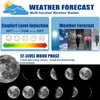 Previsão meteorológica sem fio à estação do tempo ao ar livre com o sensor Digital Termômetro Monitor do higrômetro com despertador 210719