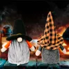 Party Supplies Halloween Gnomes Decoration Plush Swedish Tomte Orange Nisse Doll Handmade Figurine Decor for Home Office XBJK2107