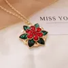 Ожерелье модное многослойное сплав с цветочным кристаллом Анастасия для женщин ретро принцесса вместе в Париже кулон ювелирные изделия Whole3678194