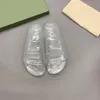 2021 Designer Luxury Women Men Slippers Transparent Jelly Couple Slipper Summer Sexy Candy Color Sandals Fashion Comfortable Shoes A2 Top Quality With Box Size 35-46