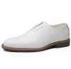 Grande taille 38-48 luxe hommes Oxford chaussures peau de serpent imprime Style classique robe en cuir noir à lacets bout pointu chaussure formelle